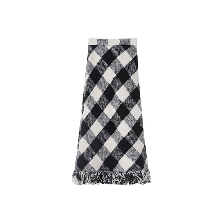 JINYE ORIENTAL Casual Long Skirts Women's Black/White-0