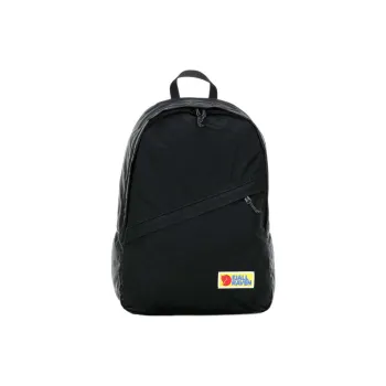 Fjallraven Recycled Polyester Backpack Unisex Black