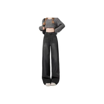 Concubine Zhu Jeans Women's Black Gray