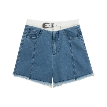 Ouyang Denim Shorts Women's Blue