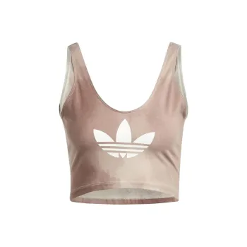 Adidas Originals Tie Dye Color Fade Bra Top Sport Vests Women's Gold