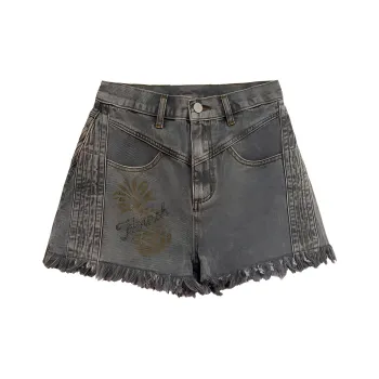 TCH Denim Shorts Women's Dark Gray