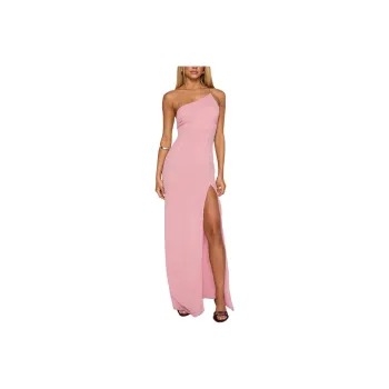PRINCESS POLLY KISS OF LIFE CHIFFON MAXI DRESS Sleeveless Dress Women's PINK/Pink