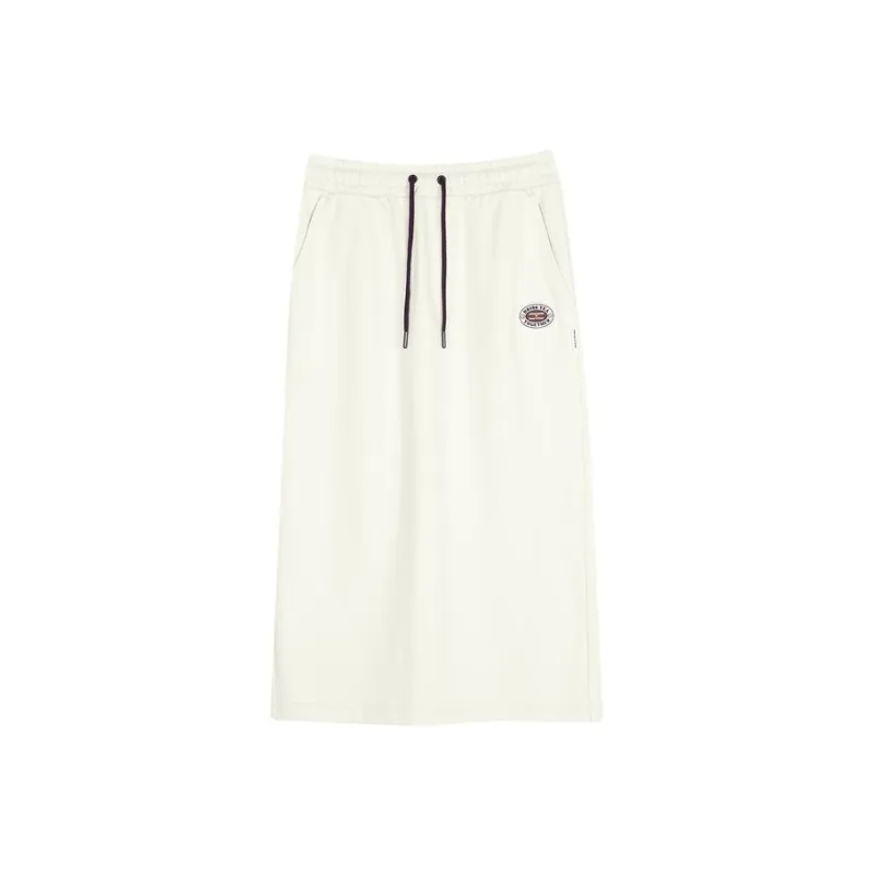 Skechers Casual Long Skirts Women's Marshmallow White-0