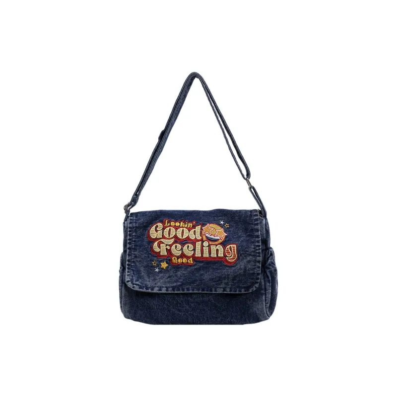 S.REPHEN Denim Shoulder Bag Regular Unisex Multicolor-4