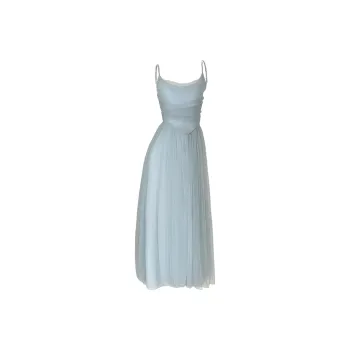 QYPRF Slip Dress Women's Light Blue