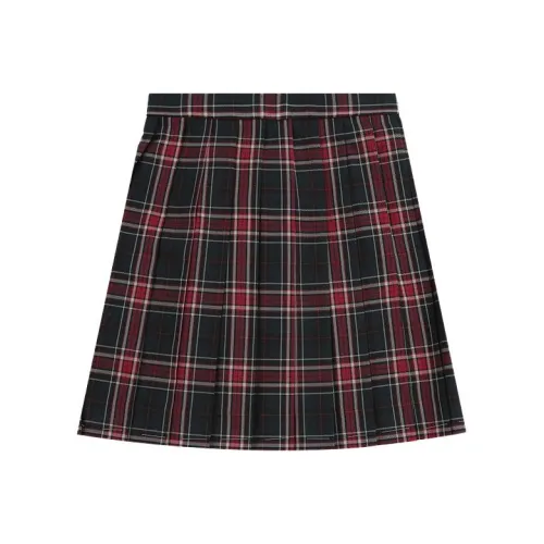 CONOMI Casual Short Skirts Women's Christmas Red