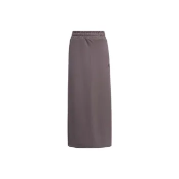 Adidas Casual Long Skirts Women's Charcoal Gray