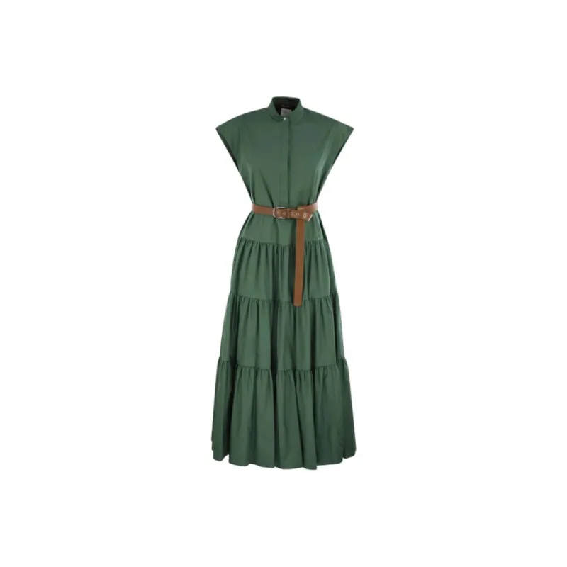 MaxMara Sleeveless Dress Women's Green-0