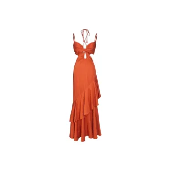 Johanna Ortiz Precious Juniper Cut out Dress