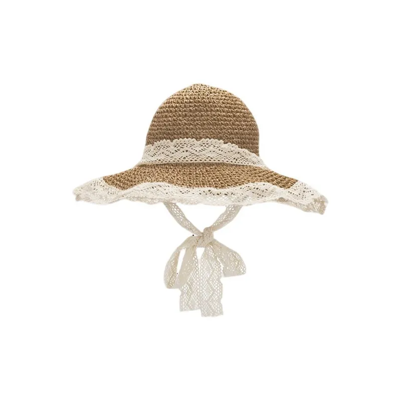 DZP Paper Reed Sun Protection Hats Unisex-5