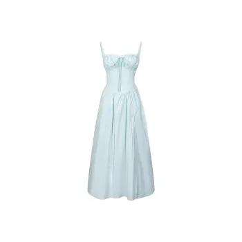 Mu Xiao Xin Slip Dresses Women's Mint Green