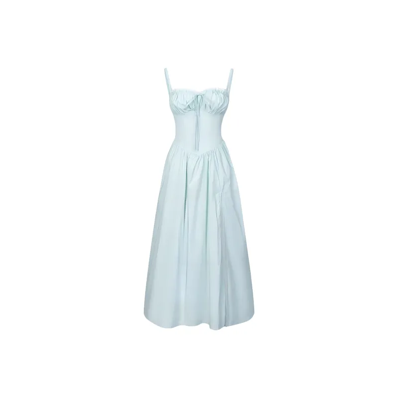 Mu Xiao Xin Slip Dresses Women's Mint Green-0