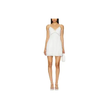 LOVESHACKFANCY Docila Mini Dress