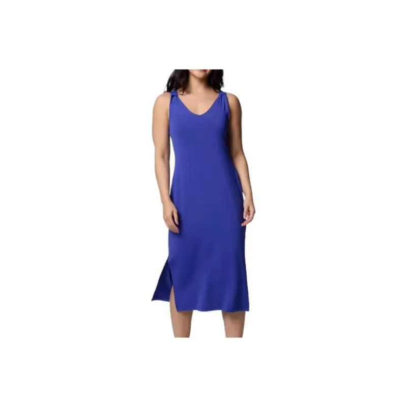 Columbia Chill River Sleeveless Dress Women's Iron Lotus Blue-0