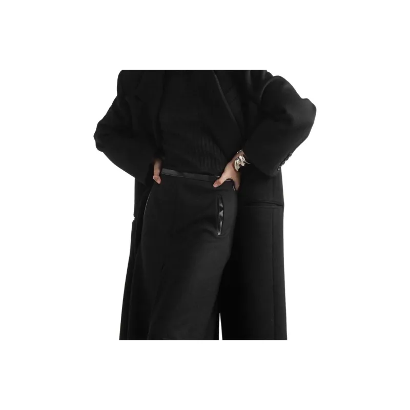 SAINT LAURENT Slit Detailed Skirt-7