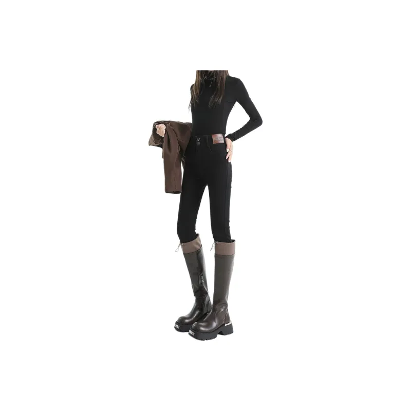 Concubine Zhu Jeans Women's Black-8