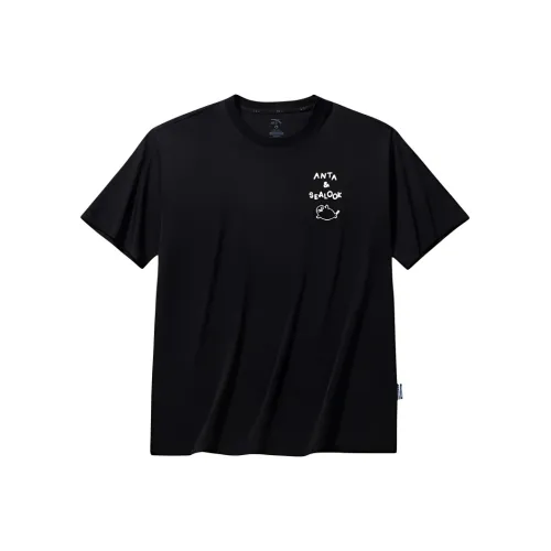 Anta x HAIBAOKANKAN,LIANMINGKUAN Life Collection T Shirt Men's Basic Black