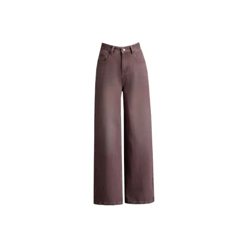 You Cow Me Pants Jeans Women's Dark Plum Sauce