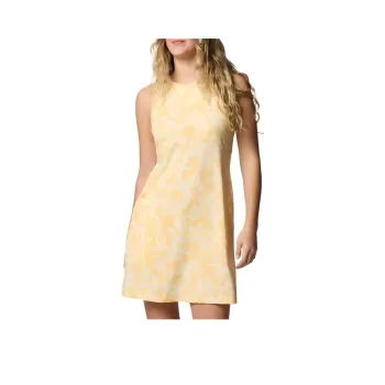 Columbia PFG Freezer Sleeveless Dress Women's Broad Leaf Cocoa Butter