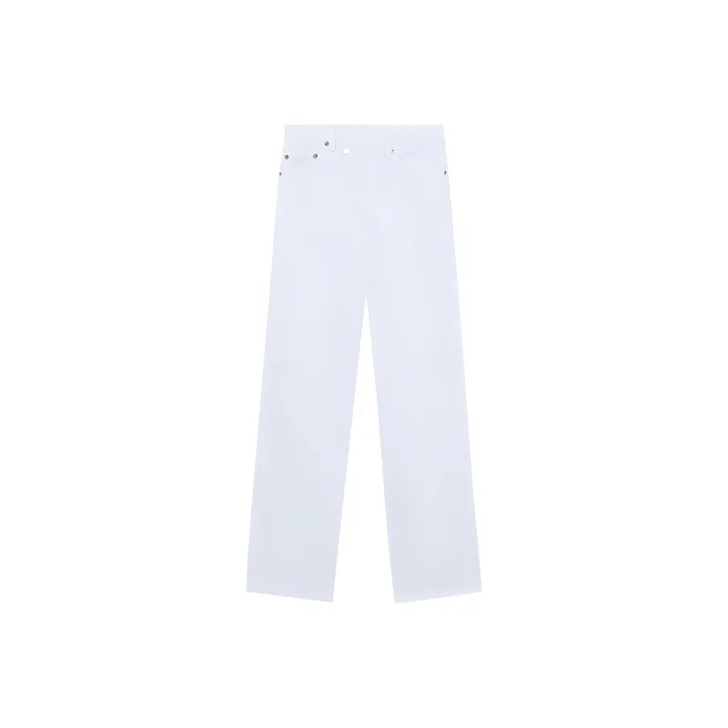 AGOLDE Criss Cross Mid-Rise Straight-Leg Jeans-0