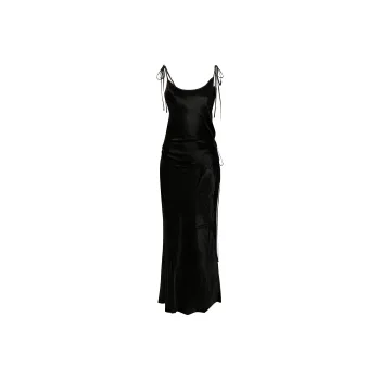 Acne Studios Crinkled Satin Dress