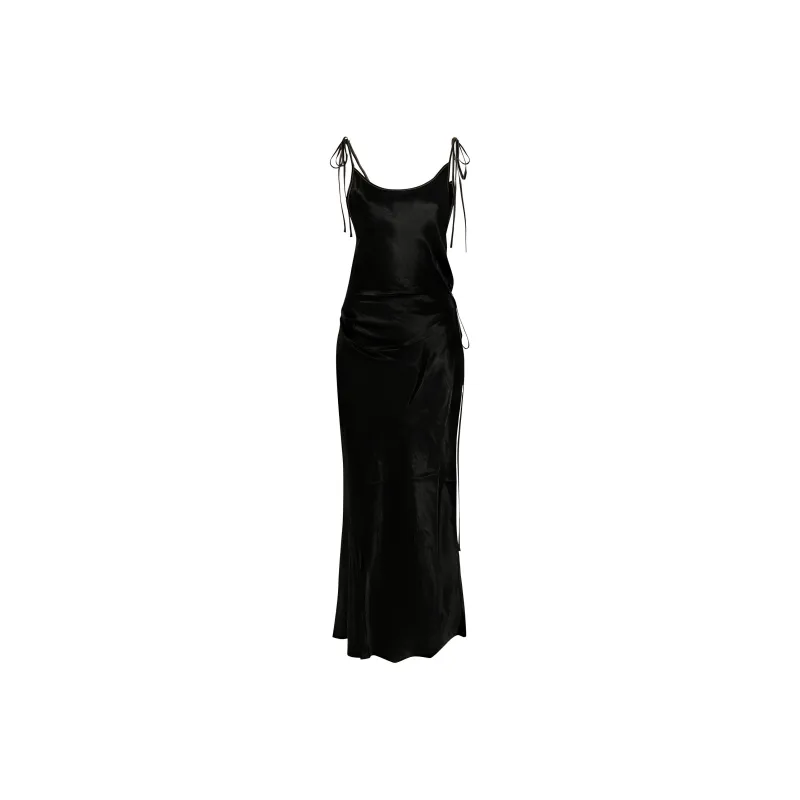 Acne Studios Crinkled Satin Dress-0