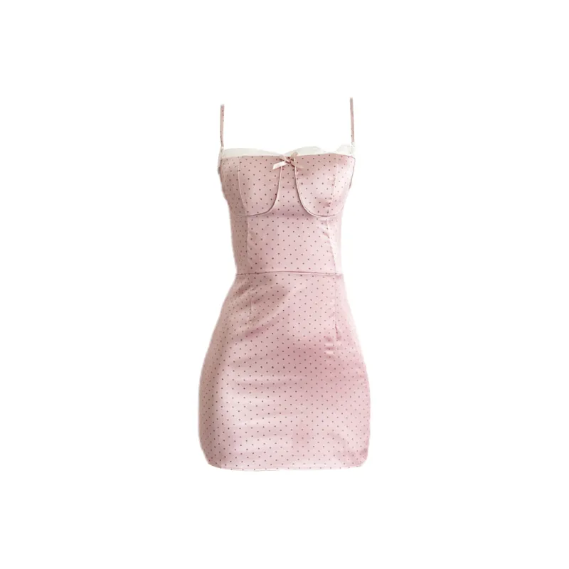 Udon House Slip Dress Women's Pink-0