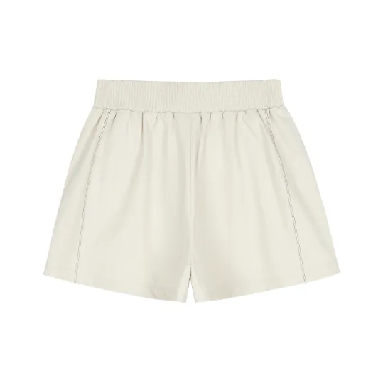 ACMEITEM Casual Shorts Women's Sunflower White-0