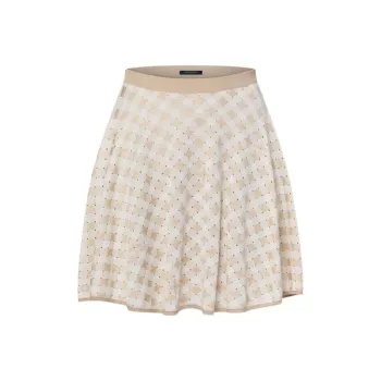 LOUIS VUITTON FW24 Casual Short Skirts Women's Beige