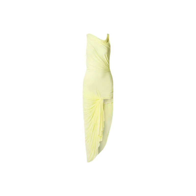 CHRISTOPHER ESBER Sleeveless Dress Women's Light Yellow-0