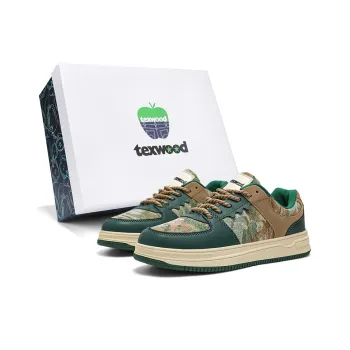 TEXWOOD Wrapping Anti Slip Shock Absorbing And Wear Resistant Low Top Skateboard Shoes Men's Box