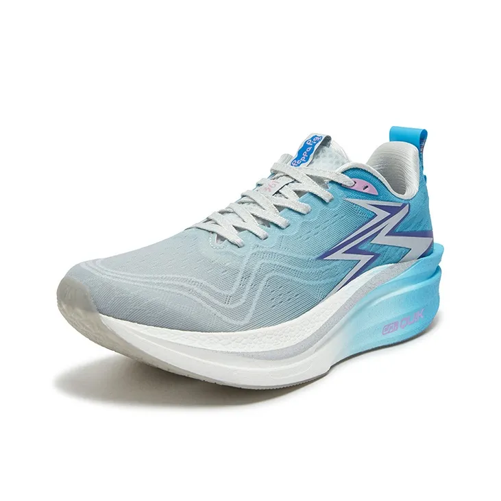361° Flame 4MIX Cushioning, Slip Resistant, And Abrasion Resistant Low Top Casual Running Shoes Unisex Blue Button-1