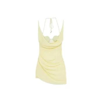 Blumarine Built in Bra Georgette Mini Dress