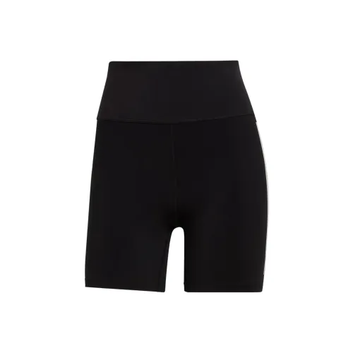 Adidas Dailyrun 3 Stripes 5 Inch Leggings Sports Shorts Women's Black