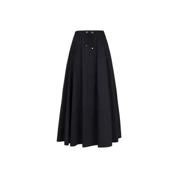 HERNO Drawstring Pleat Detailed Skirt
