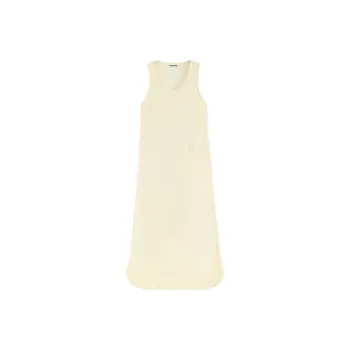 JIL SANDER Sleeveless Dress Women's Apricot