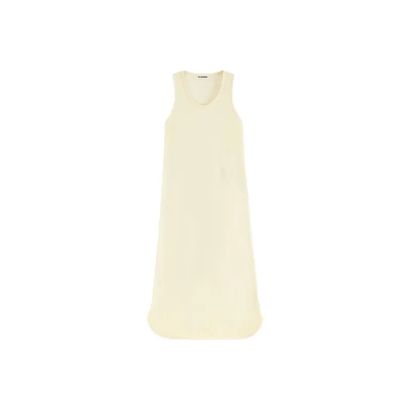 JIL SANDER Sleeveless Dress Women's Apricot-0