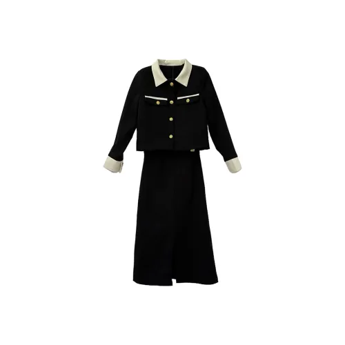Icicofficial Two Piece Skirt Sets Women's