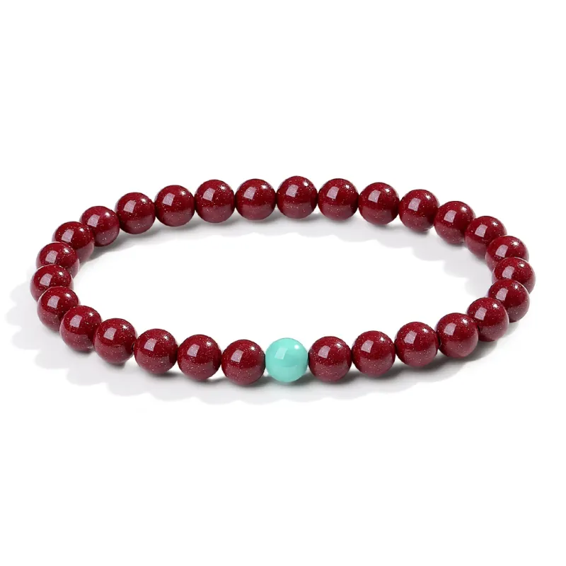 ZKY Cinnabar Jade Bracelets Unisex-0