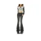 Black Gray Pants