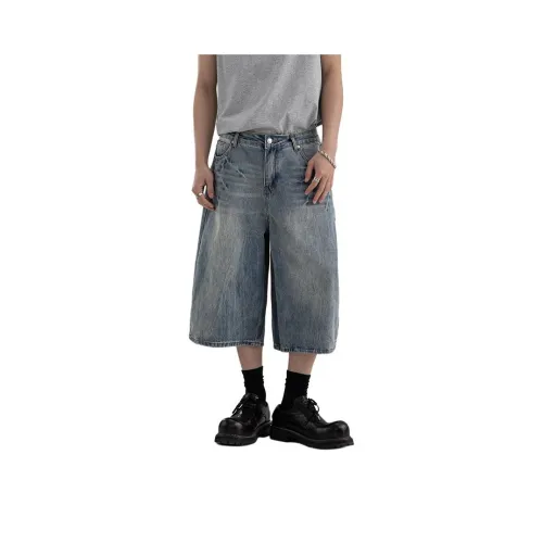 MASHAO Denim Shorts Men