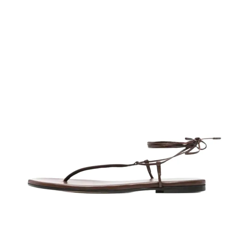 GIANVITO ROSSI Gwyneth One Strap Sandals Women's Brown-0