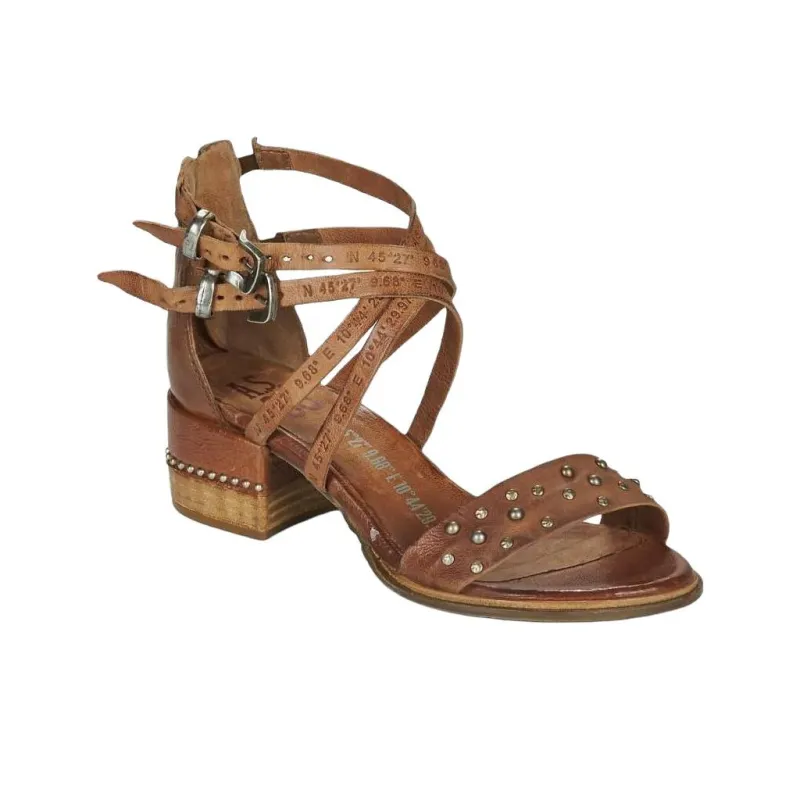 AirStep MORAINE One Strap Sandals 5cm Women's Brown-3