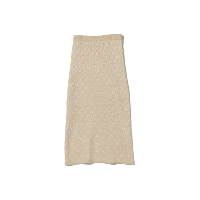 Beams Casual Long Skirts Women's Beige-0