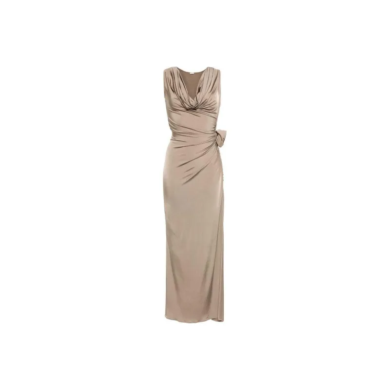 Magda Butrym Floral-appliqué Jersey Midi Dress-0