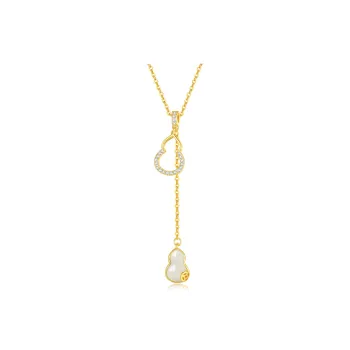 CMFY Chalcedony Jade Necklaces Unisex