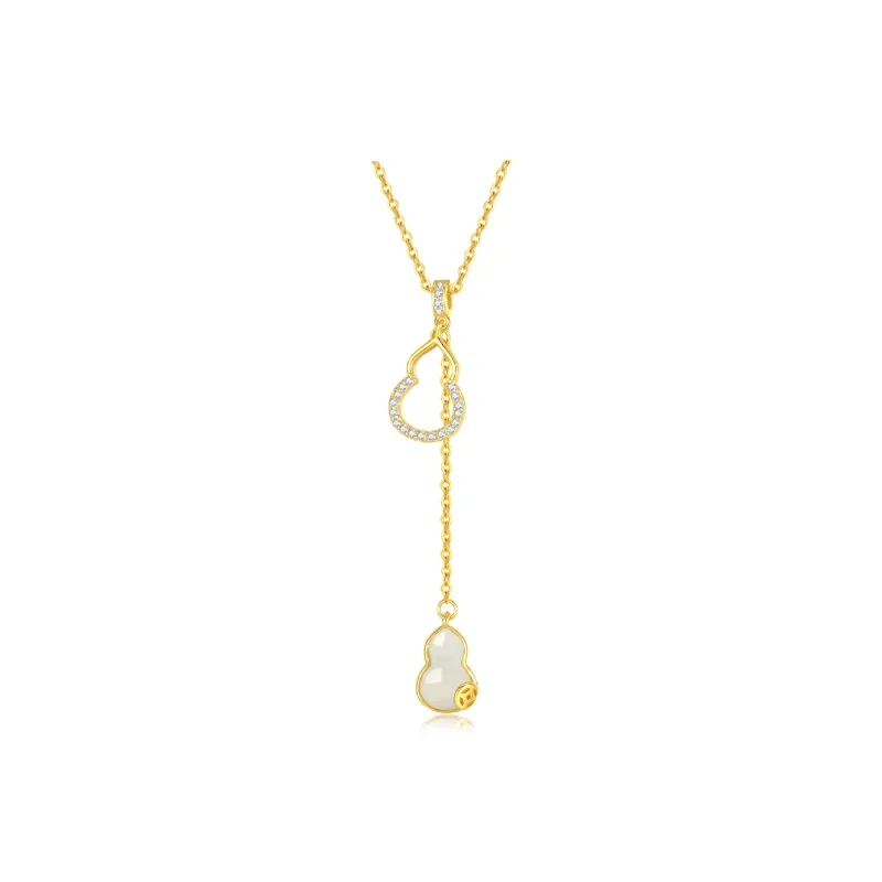 CMFY Chalcedony Jade Necklaces Unisex-0