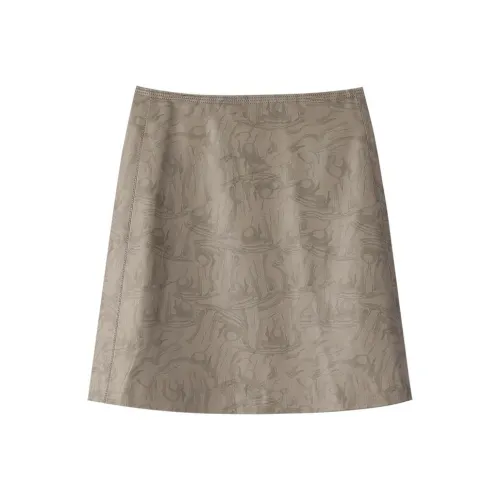 User X THE SEA LIFE THE SEA LIFE X Morandi Co brand Casual Short Skirts Women's Tea Brown
