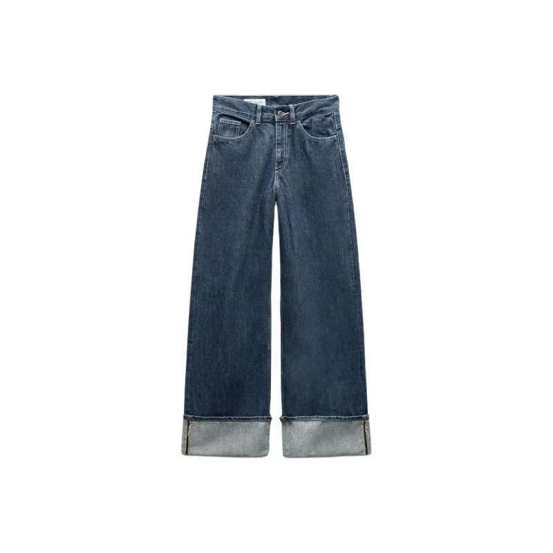 ZARA Trf Jeans Women's Blue-0